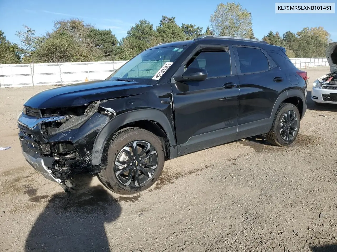 KL79MRSLXNB101451 2022 Chevrolet Trailblazer Lt