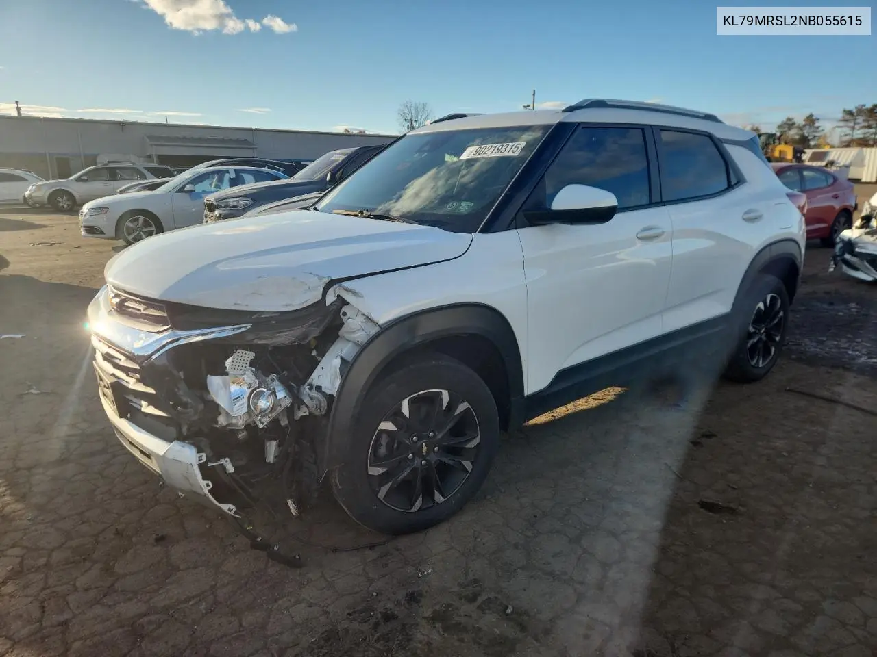 KL79MRSL2NB055615 2022 Chevrolet Trailblazer Lt