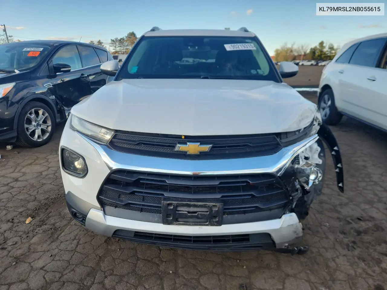 KL79MRSL2NB055615 2022 Chevrolet Trailblazer Lt