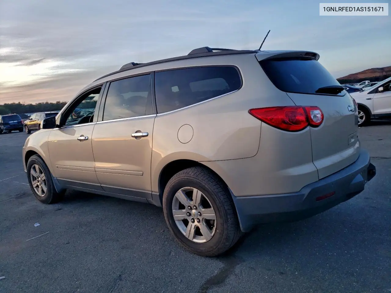 1GNLRFED1AS151671 2010 Chevrolet Traverse Lt