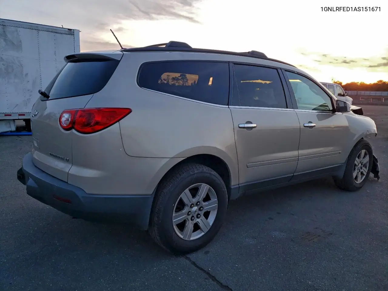 1GNLRFED1AS151671 2010 Chevrolet Traverse Lt