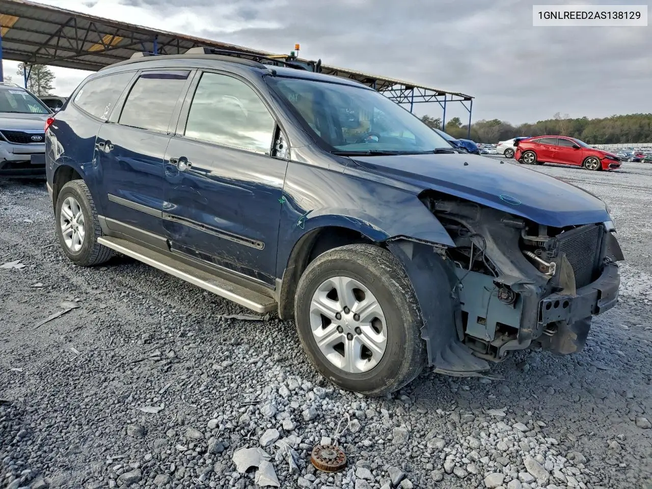 1GNLREED2AS138129 2010 Chevrolet Traverse Ls