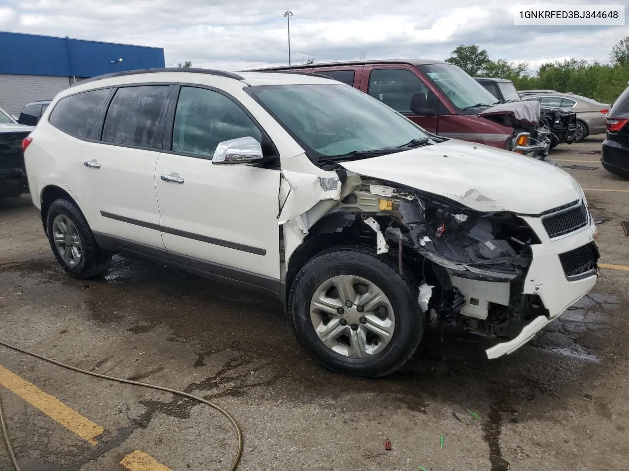 1GNKRFED3BJ344648 2011 Chevrolet Traverse Ls