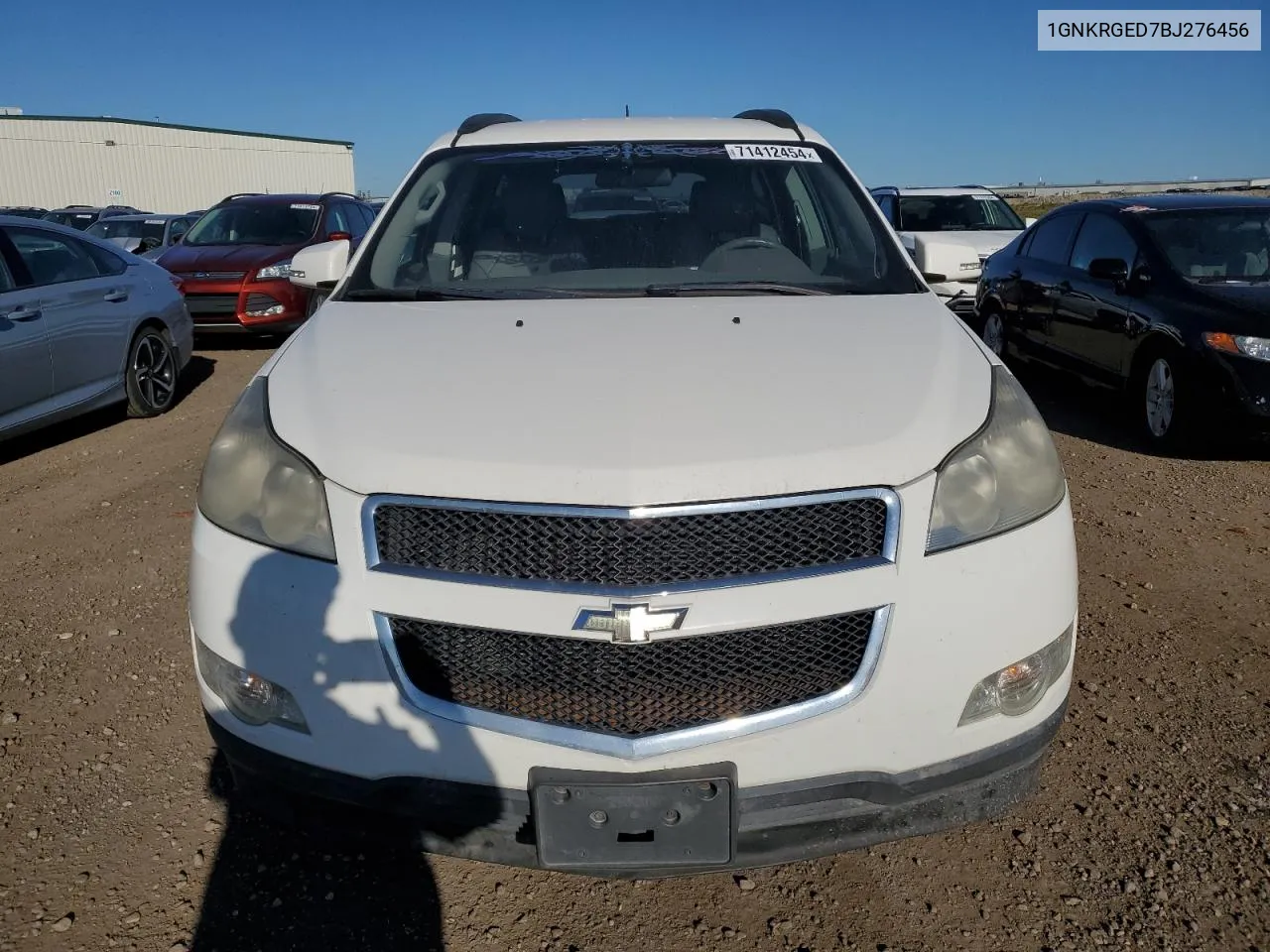 2011 Chevrolet Traverse Lt VIN: 1GNKRGED7BJ276456 Lot: 71412454