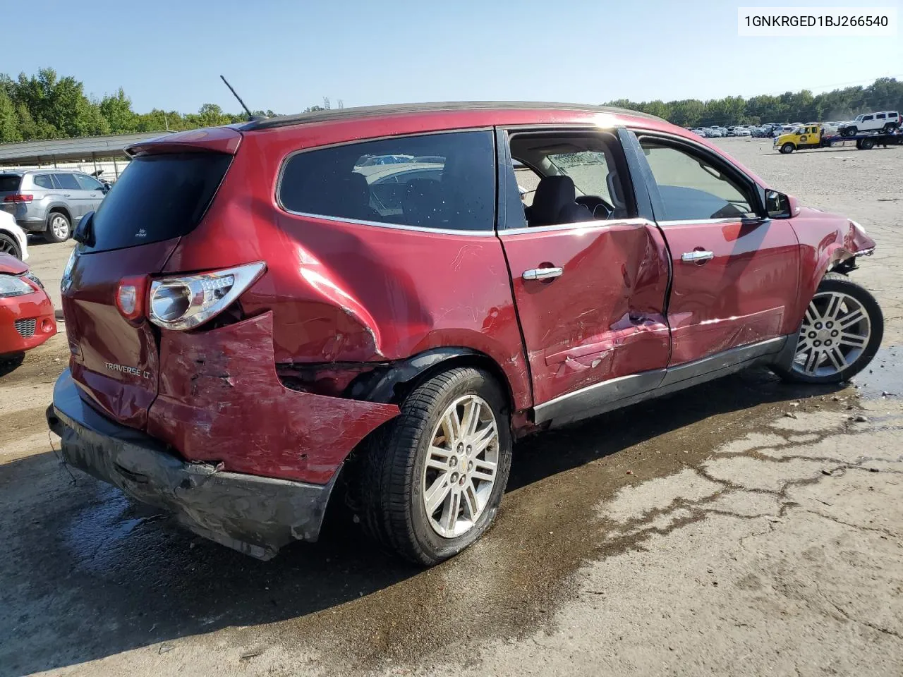 2011 Chevrolet Traverse Lt VIN: 1GNKRGED1BJ266540 Lot: 71826344