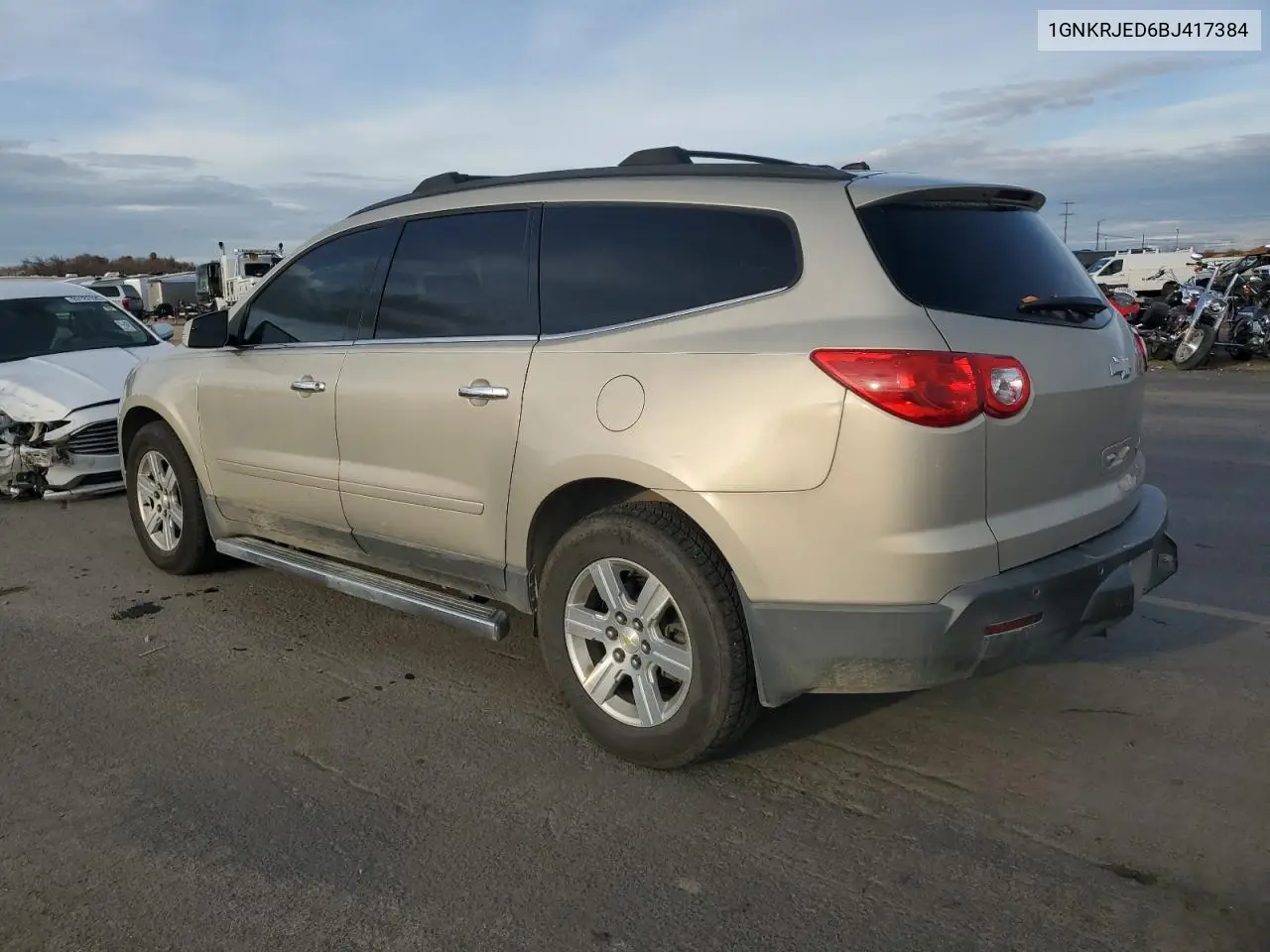 1GNKRJED6BJ417384 2011 Chevrolet Traverse Lt