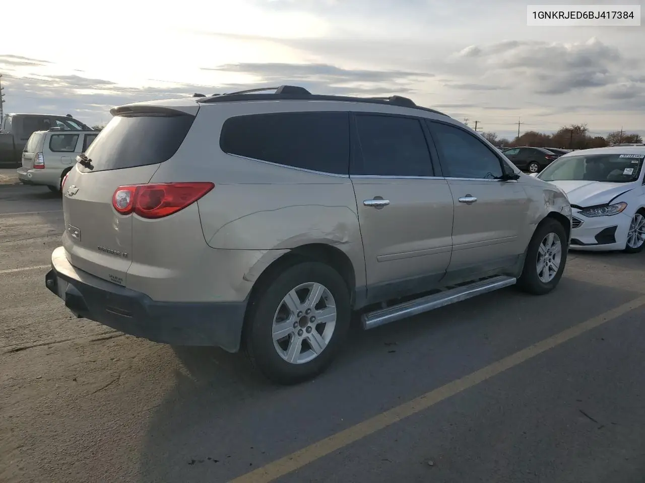 1GNKRJED6BJ417384 2011 Chevrolet Traverse Lt