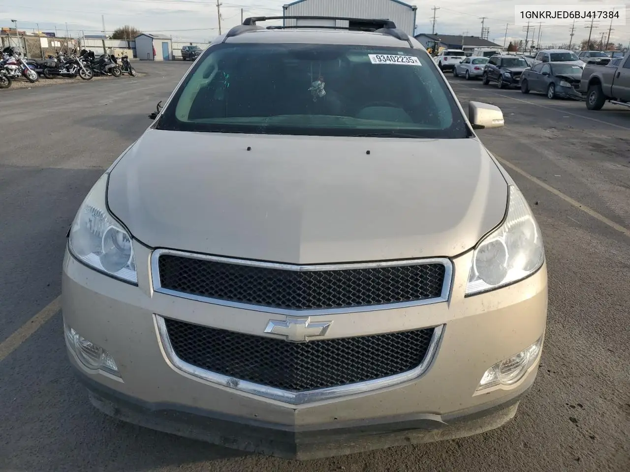 1GNKRJED6BJ417384 2011 Chevrolet Traverse Lt