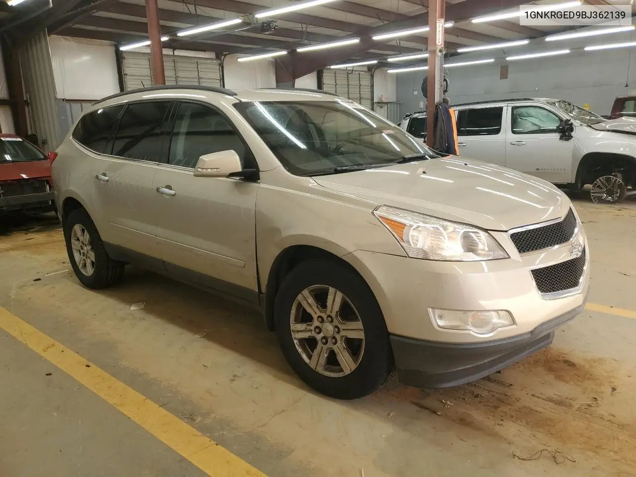 1GNKRGED9BJ362139 2011 Chevrolet Traverse Lt