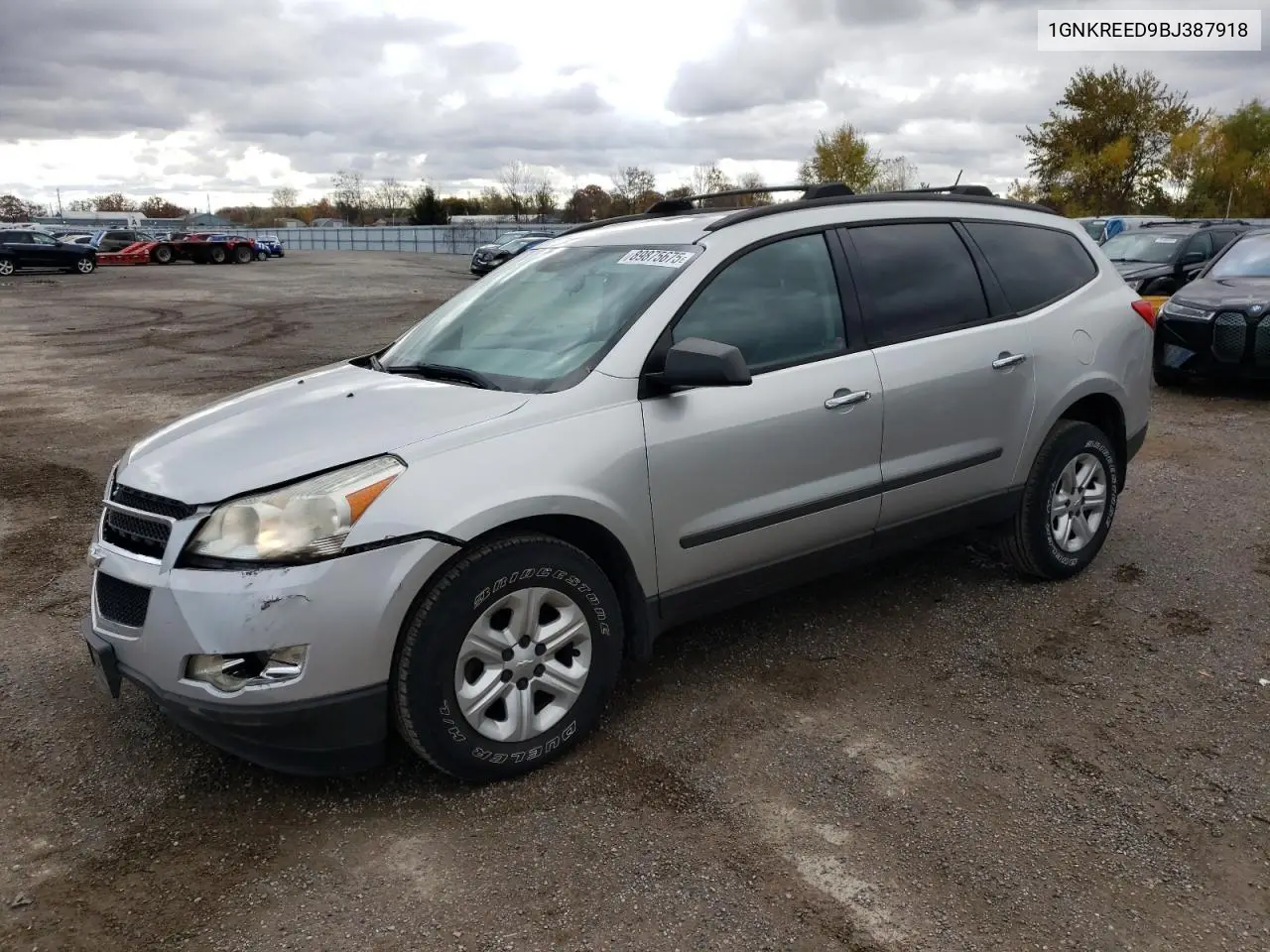 1GNKREED9BJ387918 2011 Chevrolet Traverse Ls