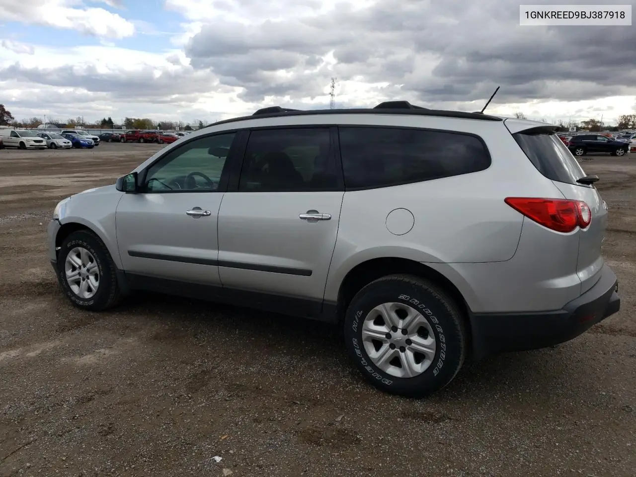 1GNKREED9BJ387918 2011 Chevrolet Traverse Ls