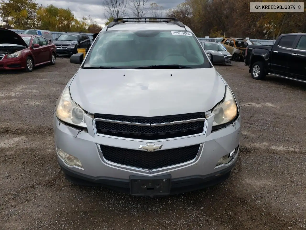 1GNKREED9BJ387918 2011 Chevrolet Traverse Ls