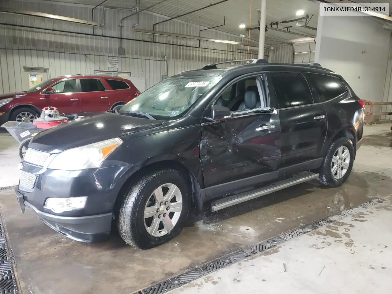 1GNKVJED4BJ314914 2011 Chevrolet Traverse Lt