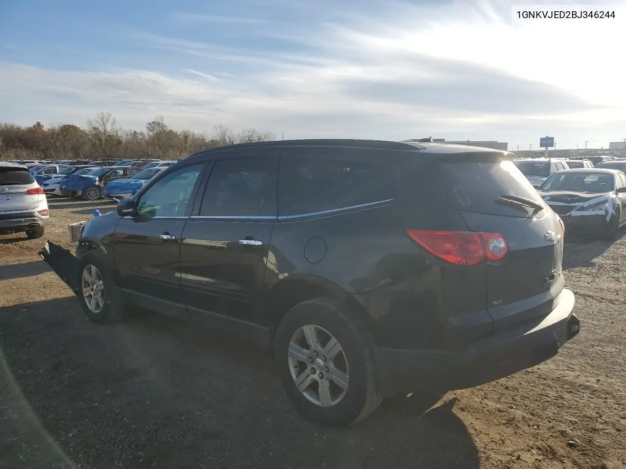 1GNKVJED2BJ346244 2011 Chevrolet Traverse Lt