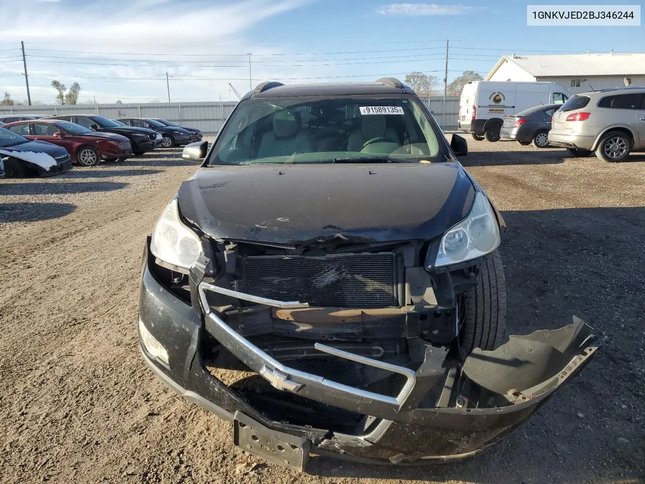 1GNKVJED2BJ346244 2011 Chevrolet Traverse Lt