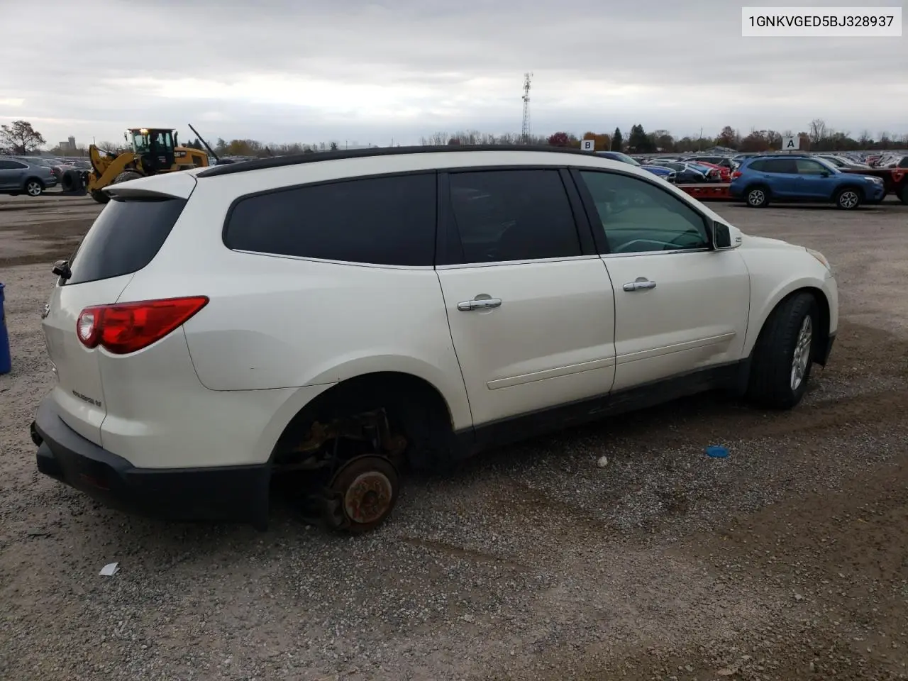 1GNKVGED5BJ328937 2011 Chevrolet Traverse Lt