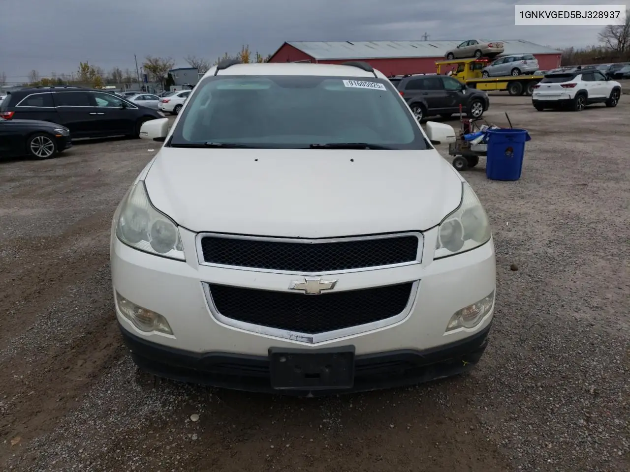 1GNKVGED5BJ328937 2011 Chevrolet Traverse Lt