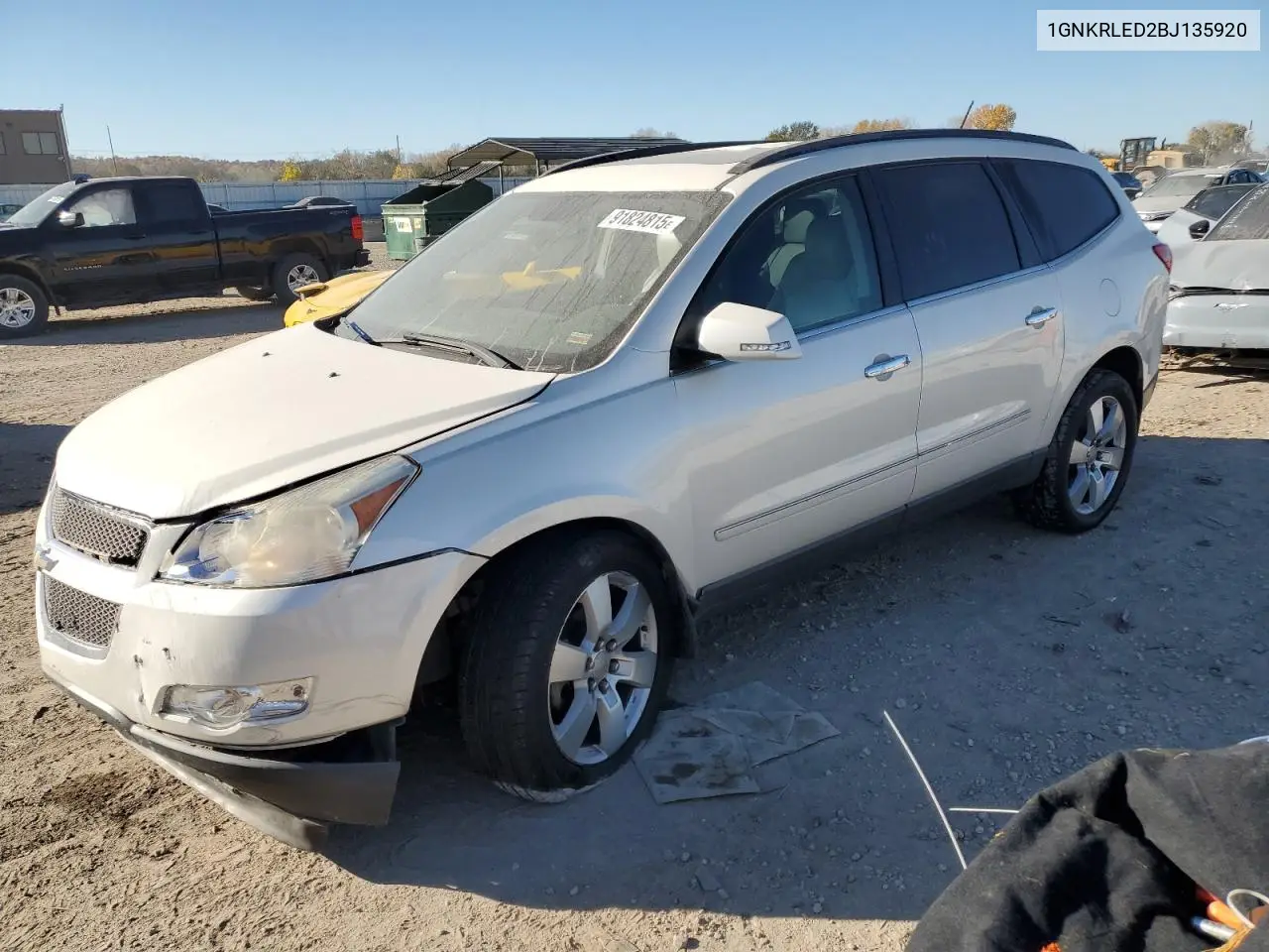 1GNKRLED2BJ135920 2011 Chevrolet Traverse Ltz