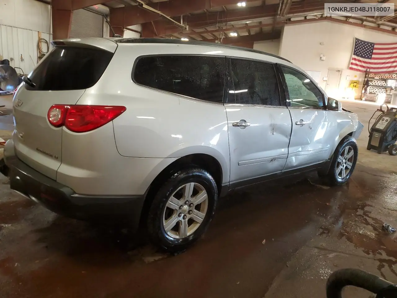1GNKRJED4BJ118007 2011 Chevrolet Traverse Lt