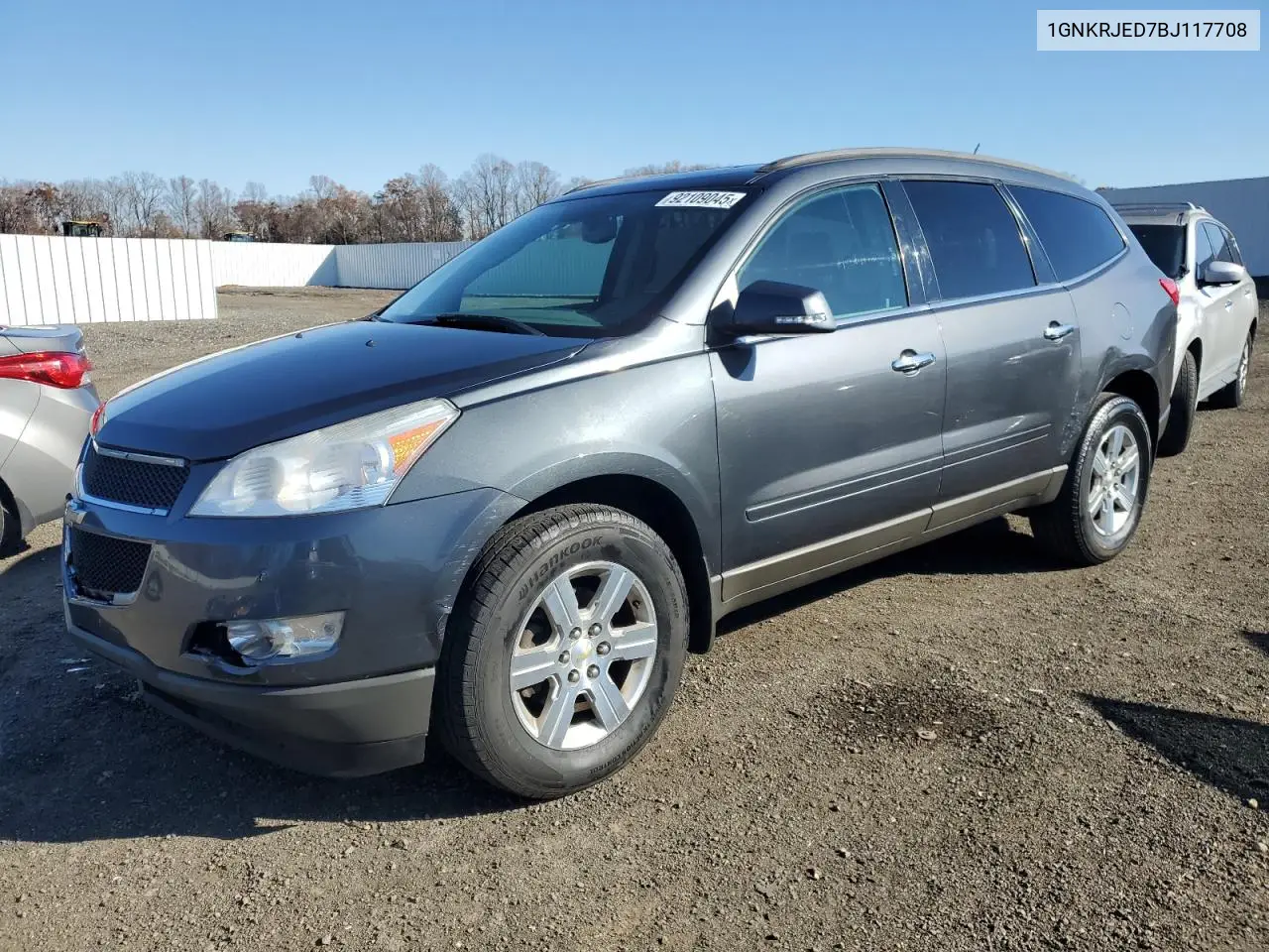 1GNKRJED7BJ117708 2011 Chevrolet Traverse Lt