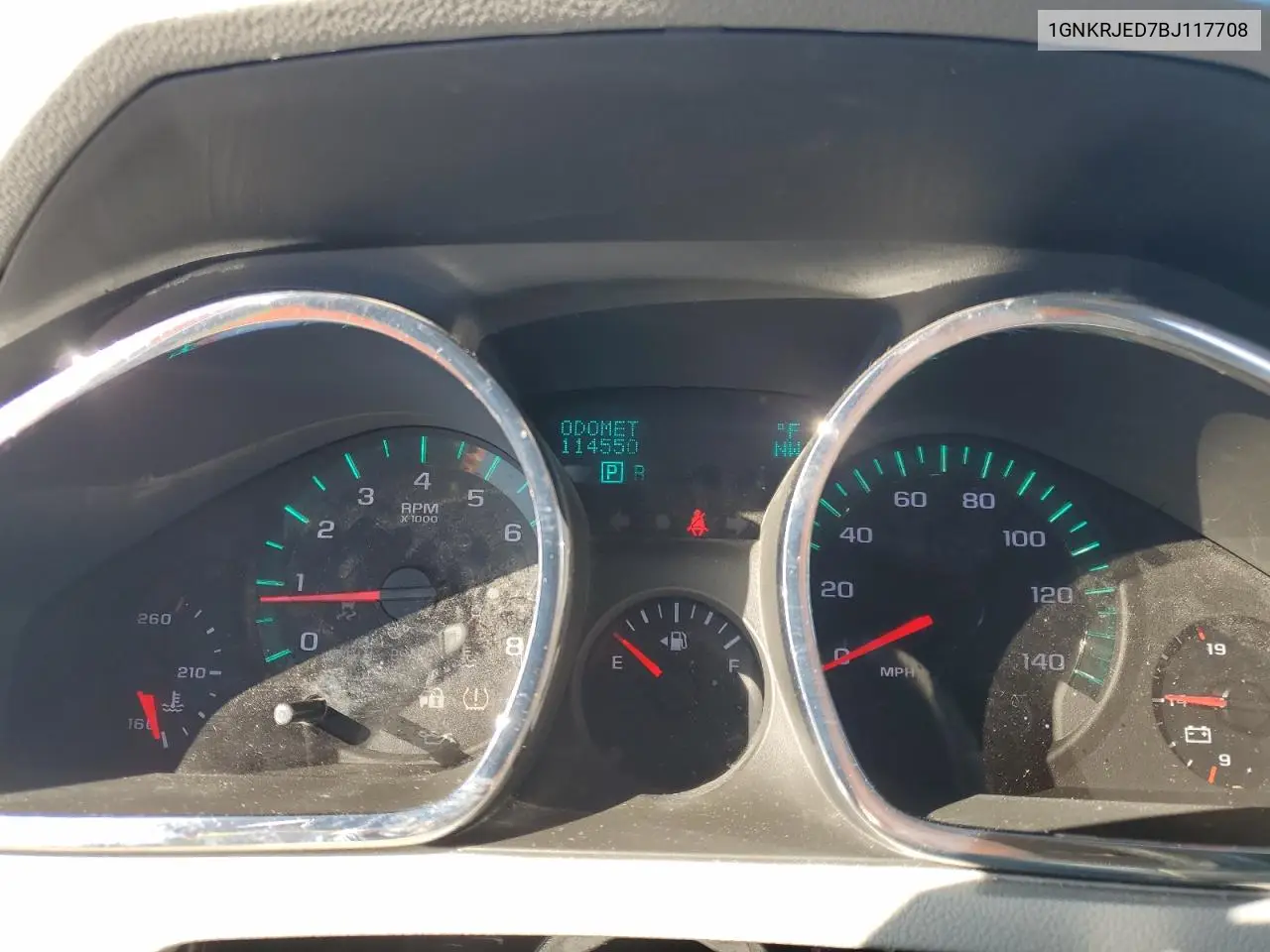 1GNKRJED7BJ117708 2011 Chevrolet Traverse Lt