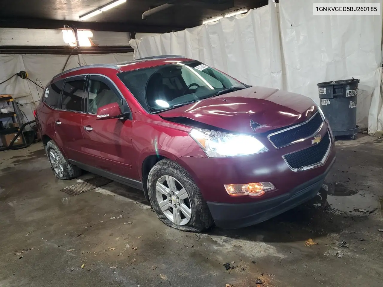 1GNKVGED5BJ260185 2011 Chevrolet Traverse Lt