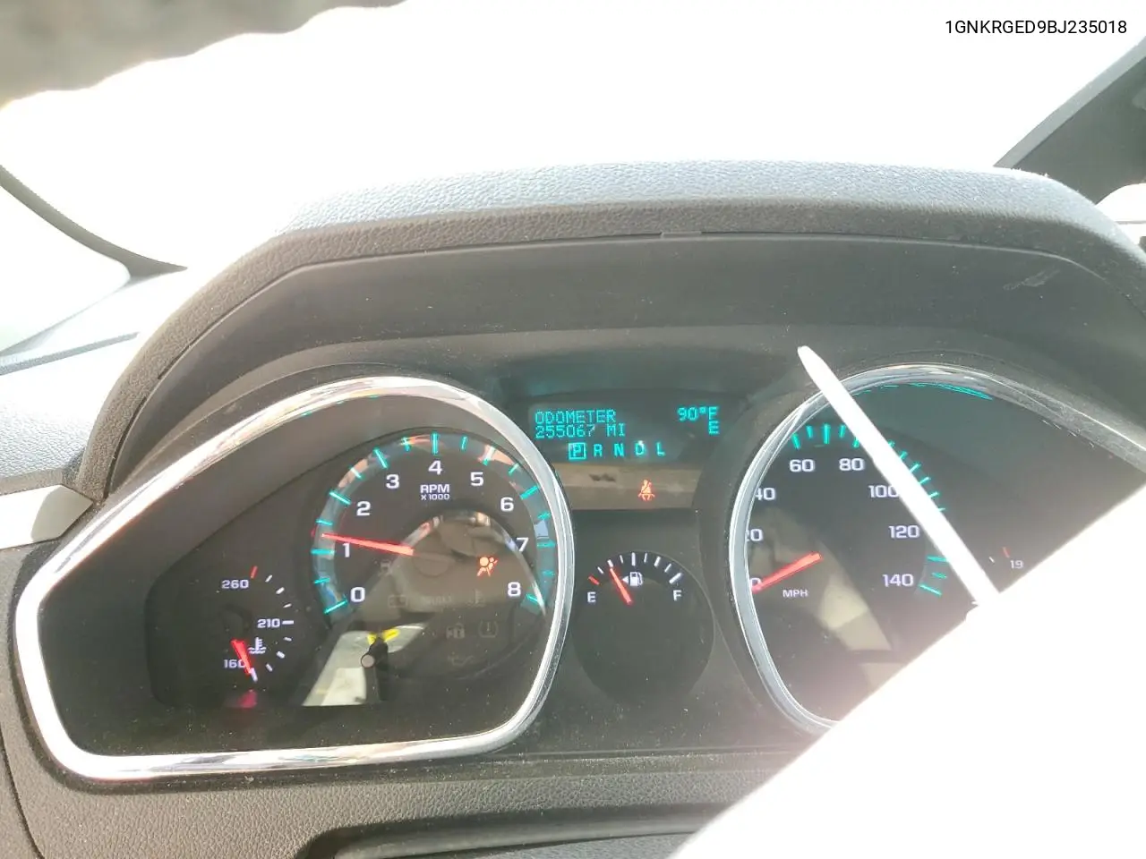 1GNKRGED9BJ235018 2011 Chevrolet Traverse Lt