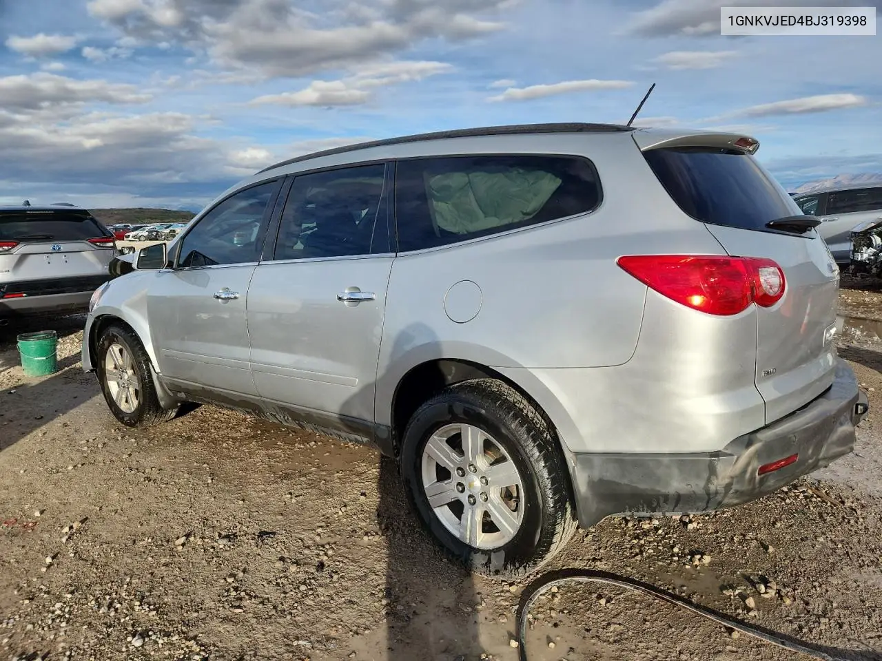1GNKVJED4BJ319398 2011 Chevrolet Traverse Lt
