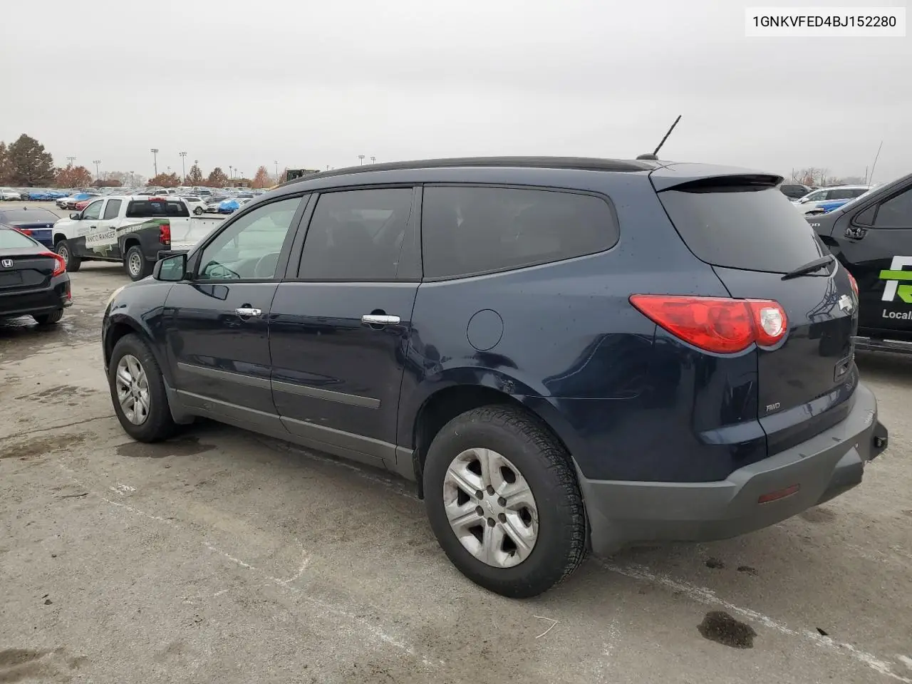 1GNKVFED4BJ152280 2011 Chevrolet Traverse Ls
