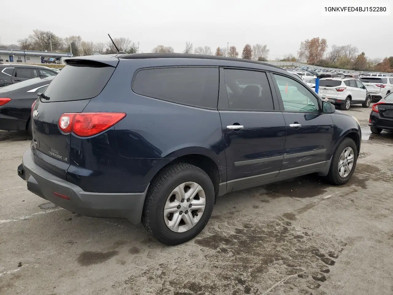 1GNKVFED4BJ152280 2011 Chevrolet Traverse Ls