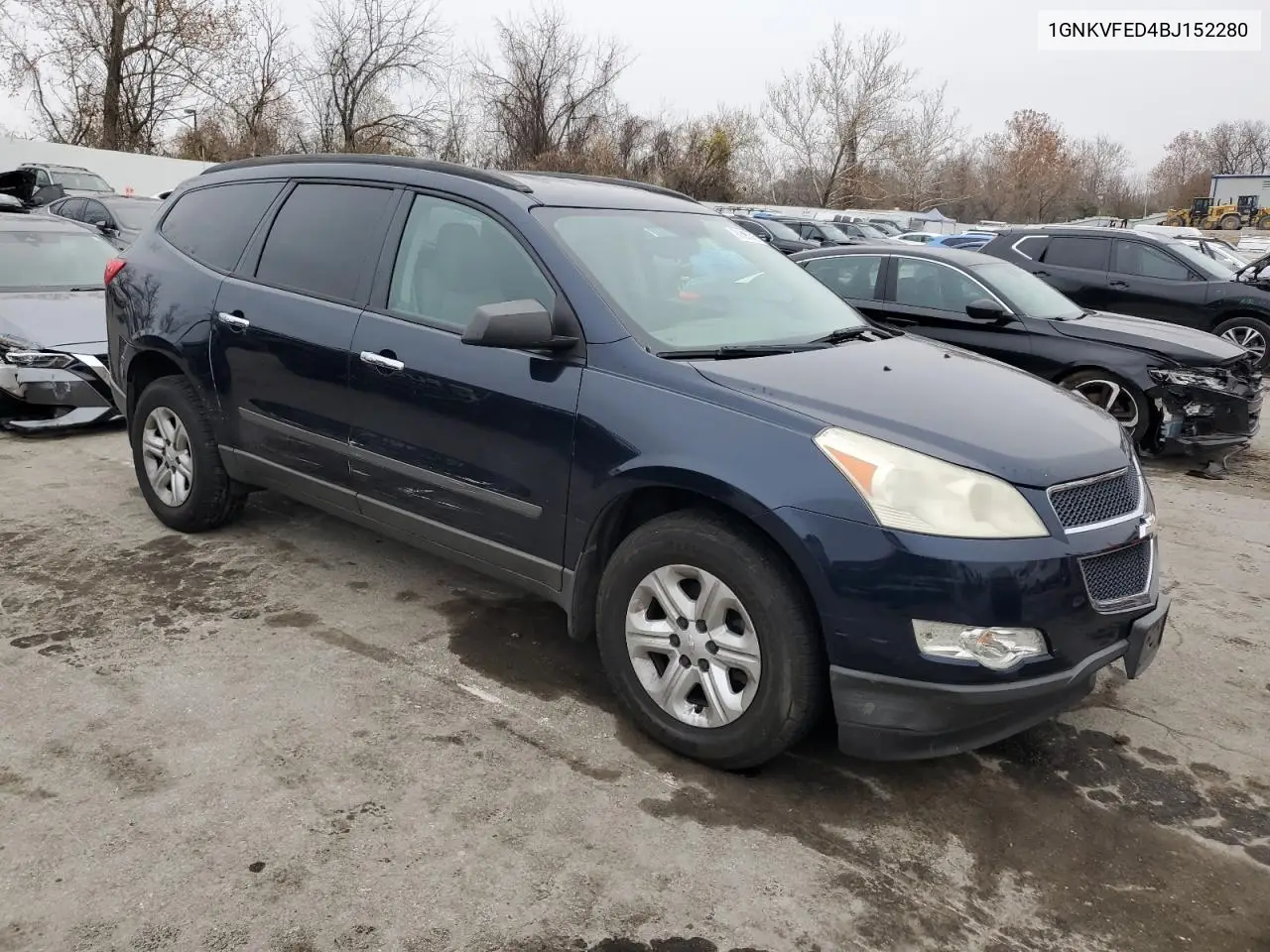 1GNKVFED4BJ152280 2011 Chevrolet Traverse Ls