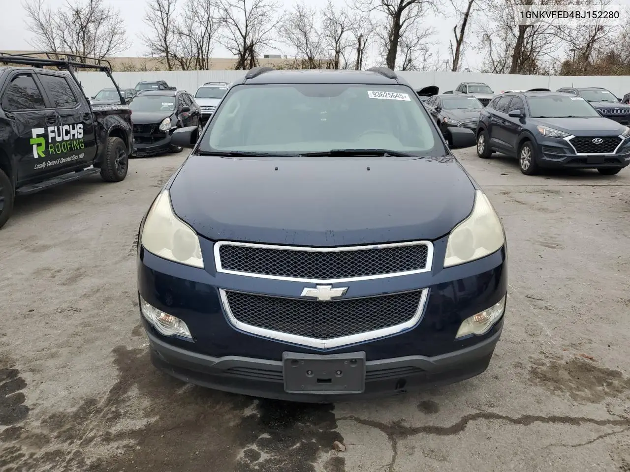 1GNKVFED4BJ152280 2011 Chevrolet Traverse Ls