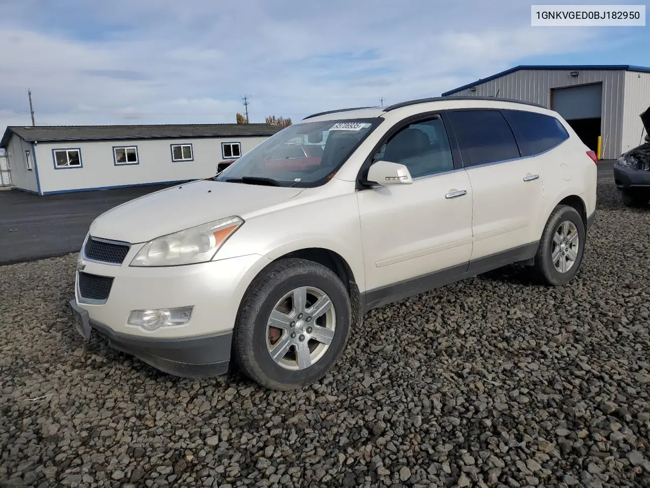 1GNKVGED0BJ182950 2011 Chevrolet Traverse Lt