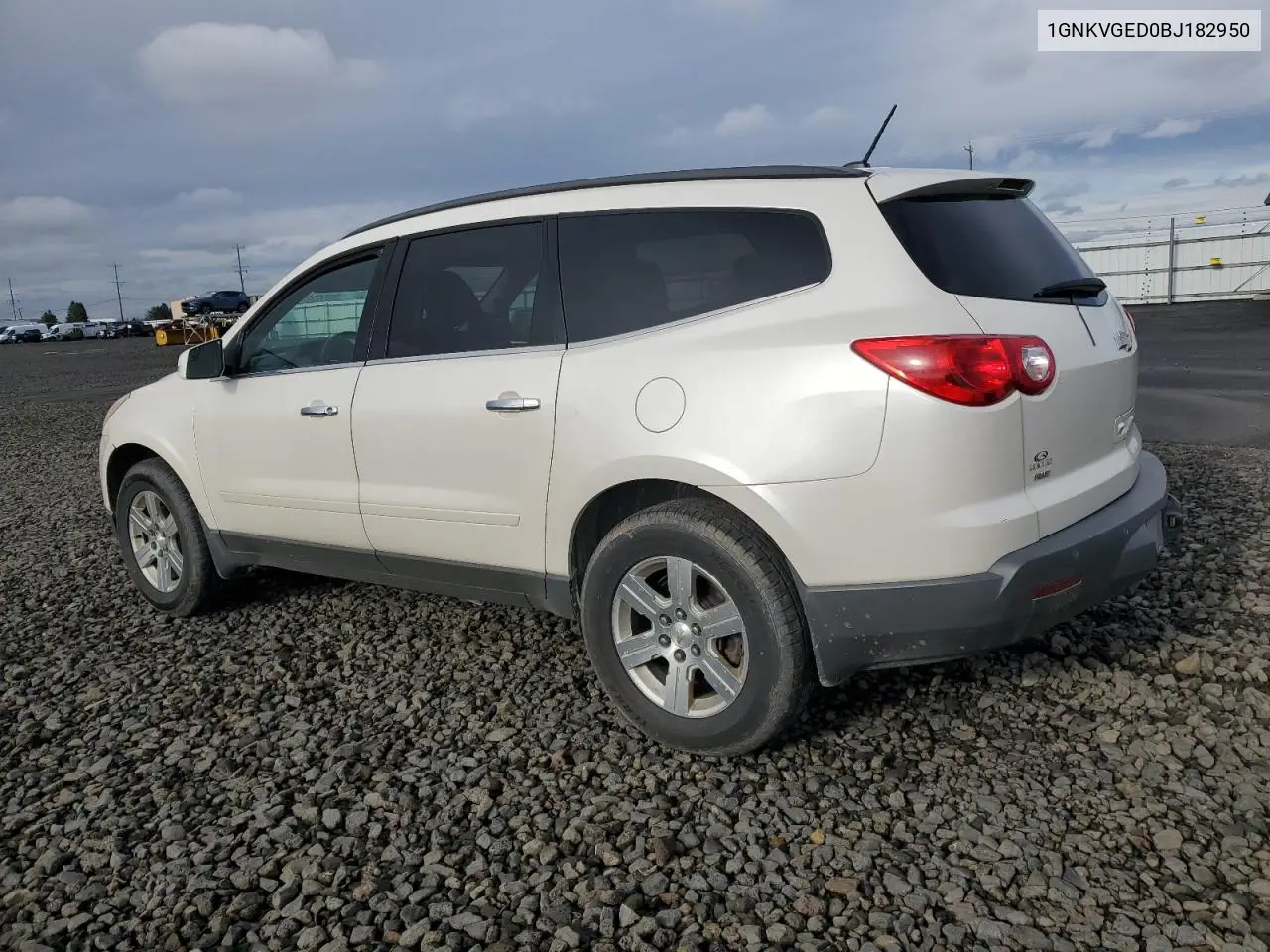 1GNKVGED0BJ182950 2011 Chevrolet Traverse Lt