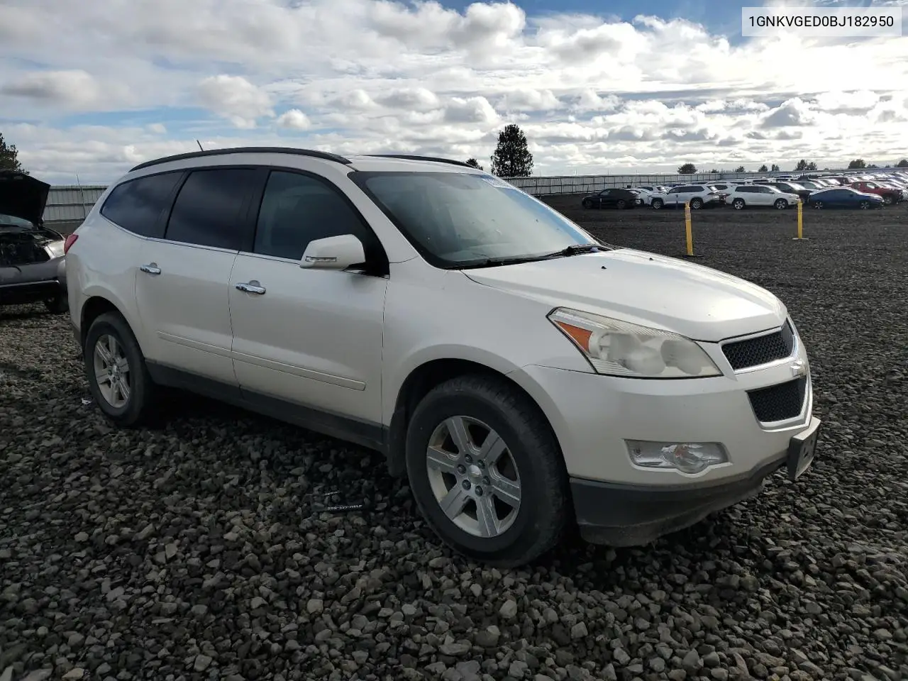 1GNKVGED0BJ182950 2011 Chevrolet Traverse Lt
