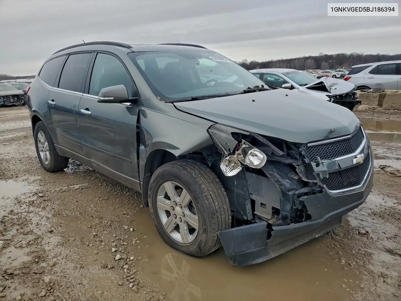 1GNKVGED5BJ186394 2011 Chevrolet Traverse Lt