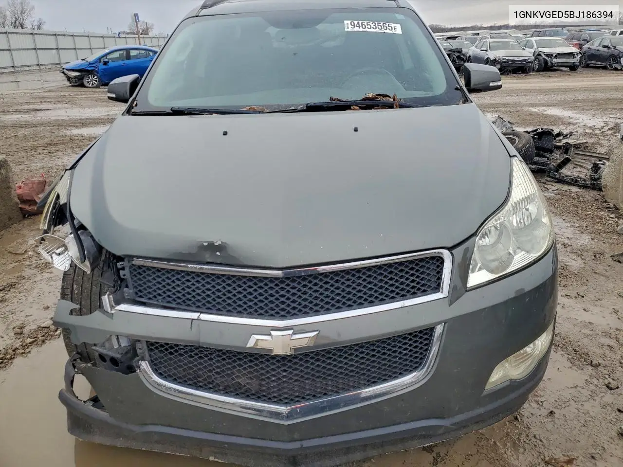 1GNKVGED5BJ186394 2011 Chevrolet Traverse Lt