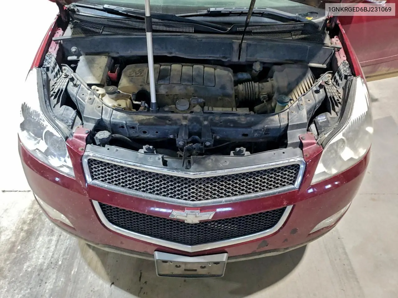 1GNKRGED6BJ231069 2011 Chevrolet Traverse Lt