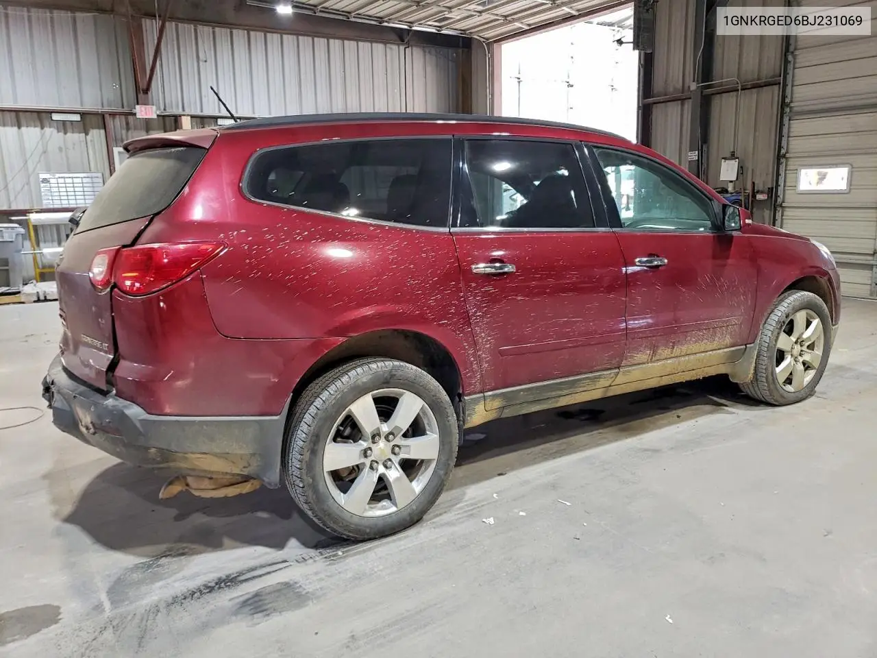 1GNKRGED6BJ231069 2011 Chevrolet Traverse Lt