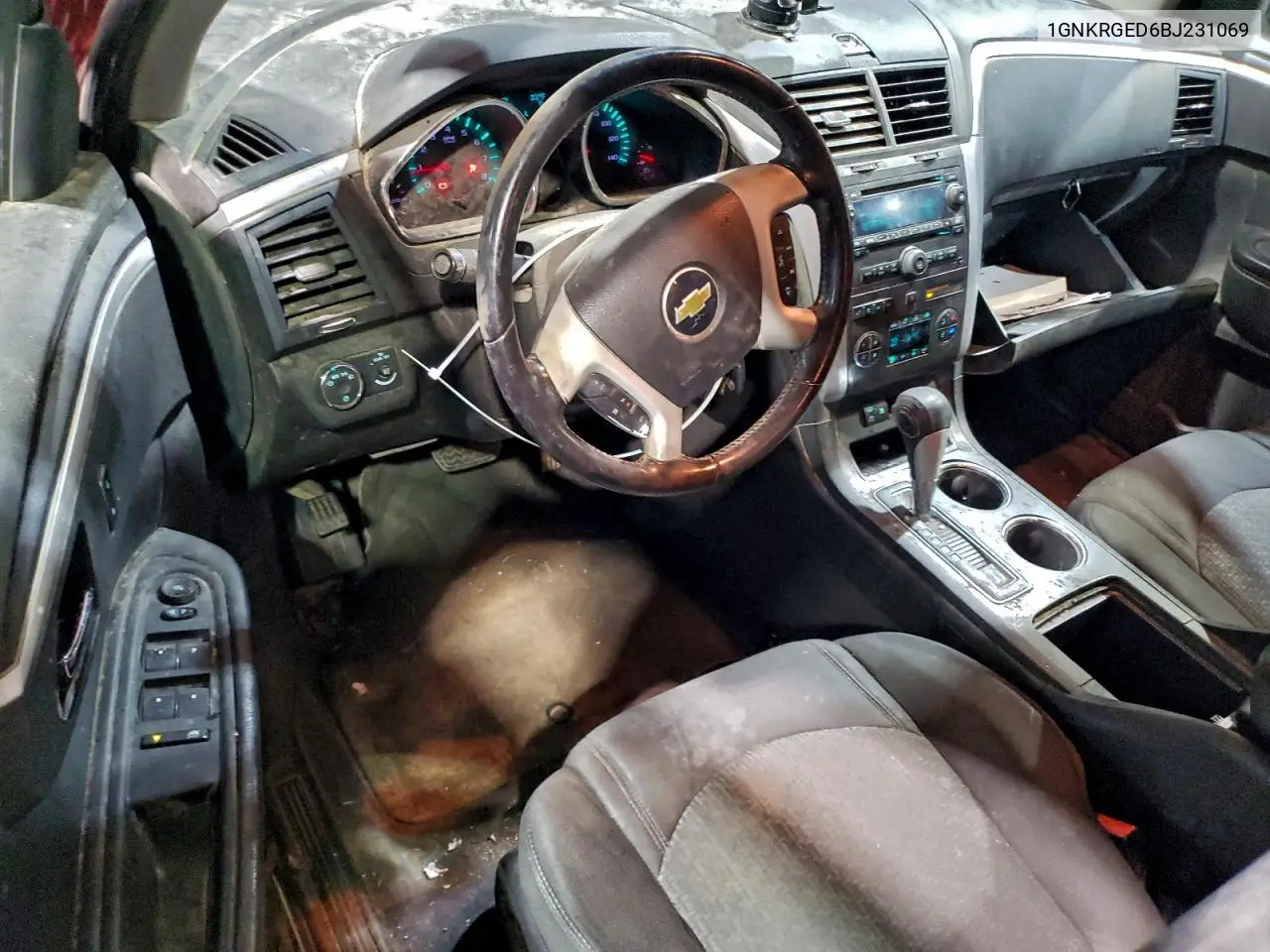 1GNKRGED6BJ231069 2011 Chevrolet Traverse Lt