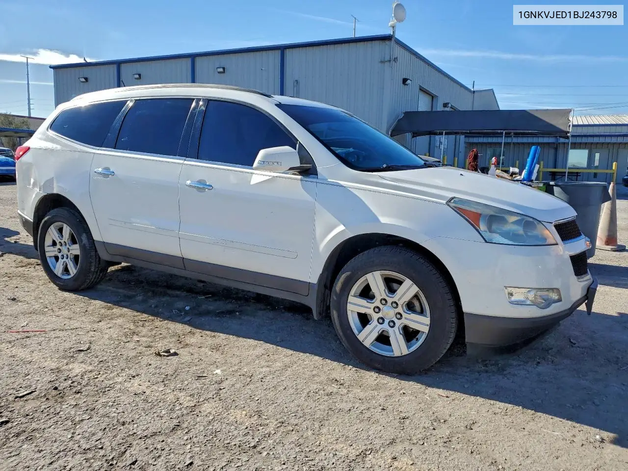 1GNKVJED1BJ243798 2011 Chevrolet Traverse Lt