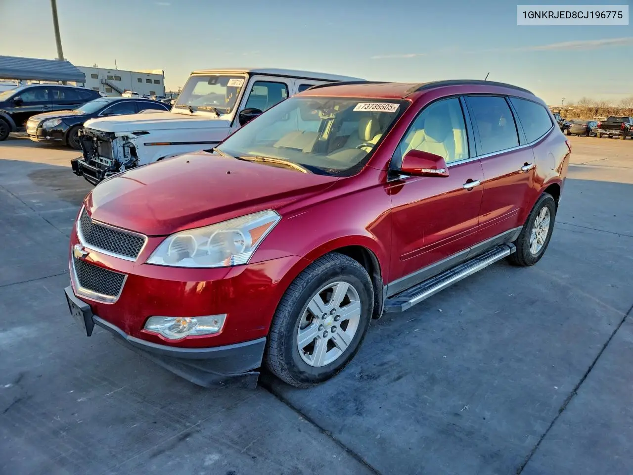 1GNKRJED8CJ196775 2012 Chevrolet Traverse Lt