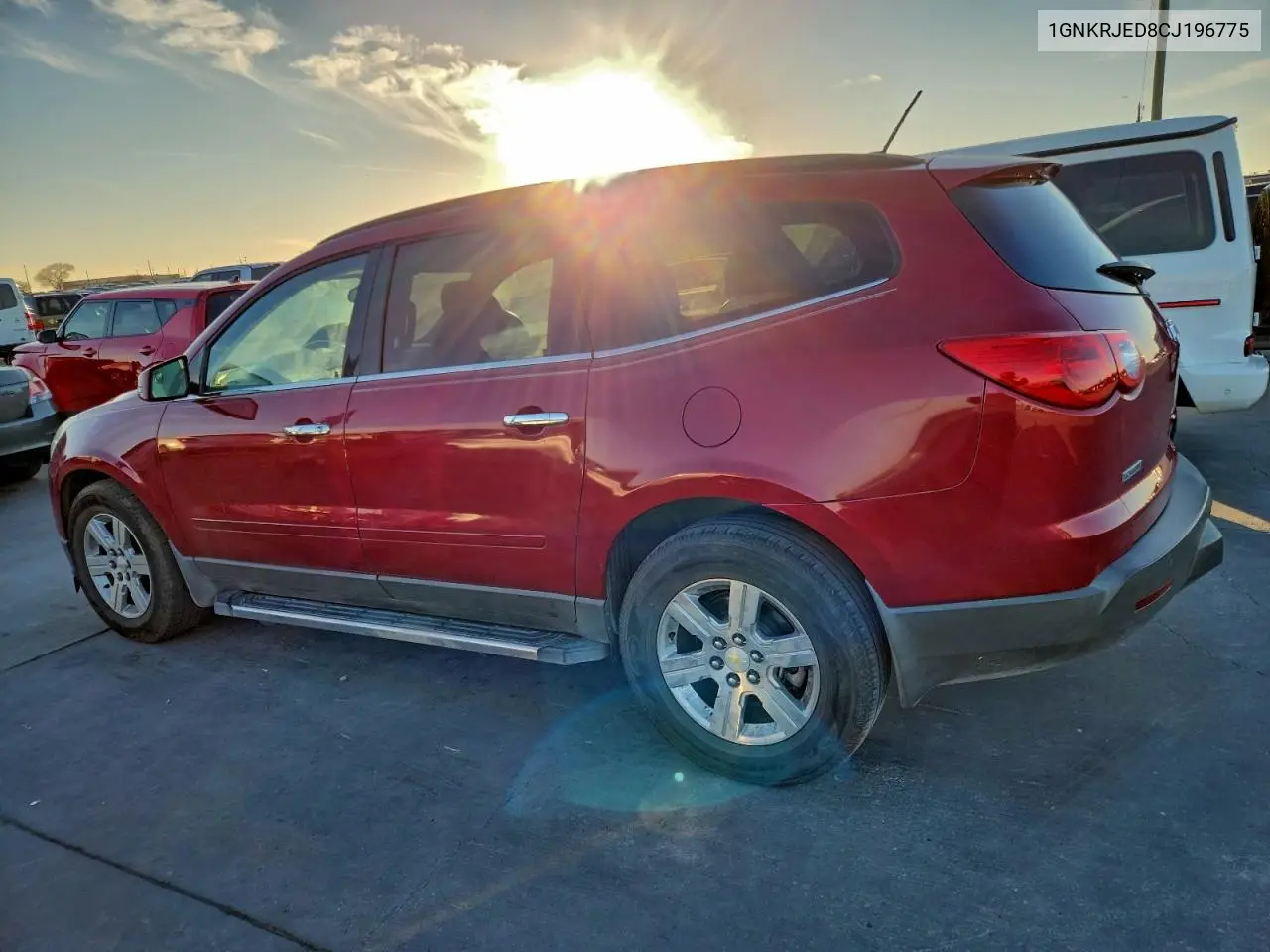 1GNKRJED8CJ196775 2012 Chevrolet Traverse Lt
