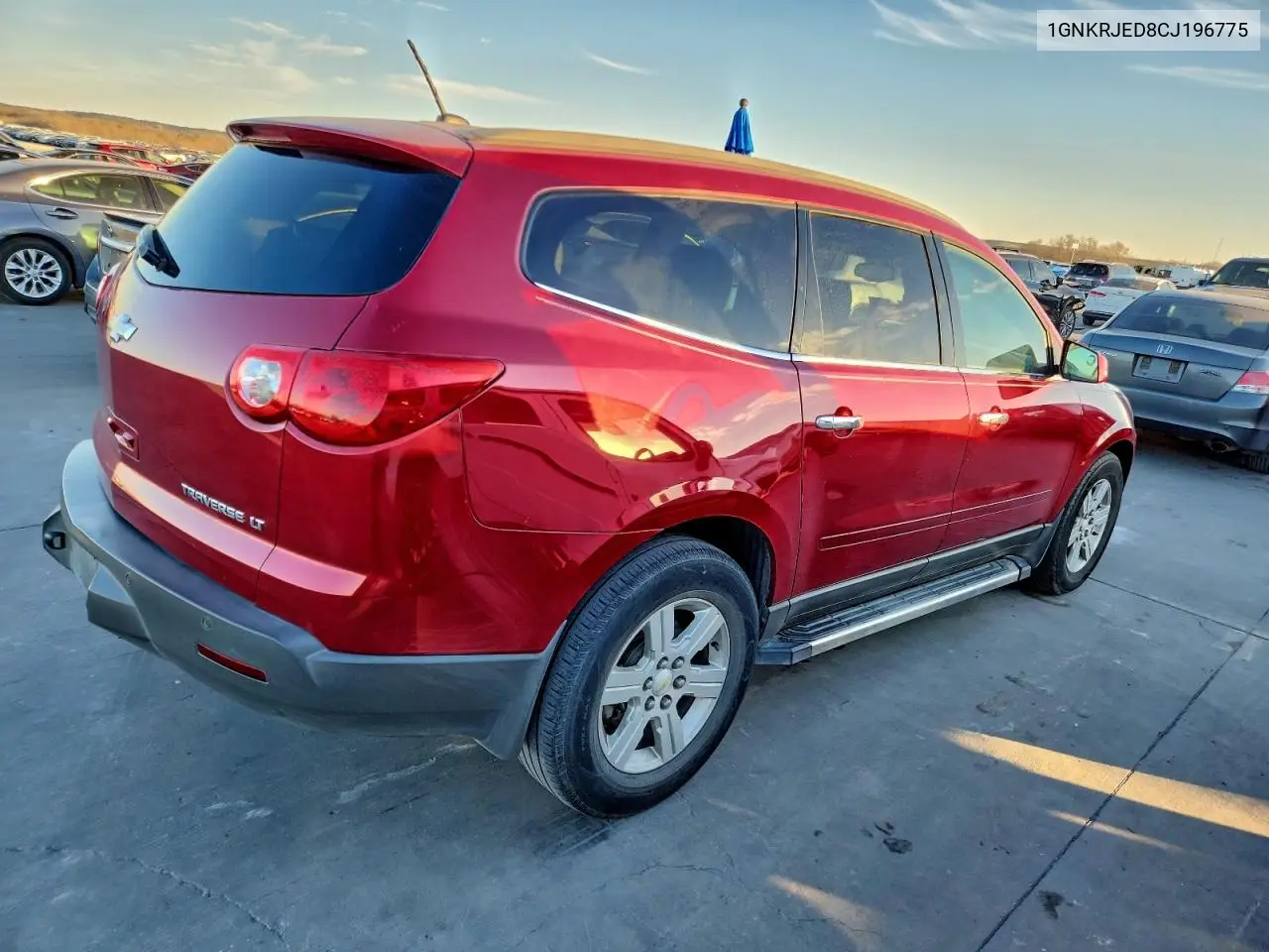 1GNKRJED8CJ196775 2012 Chevrolet Traverse Lt