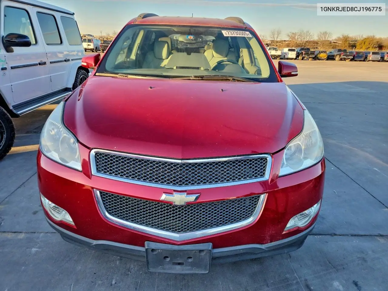 1GNKRJED8CJ196775 2012 Chevrolet Traverse Lt