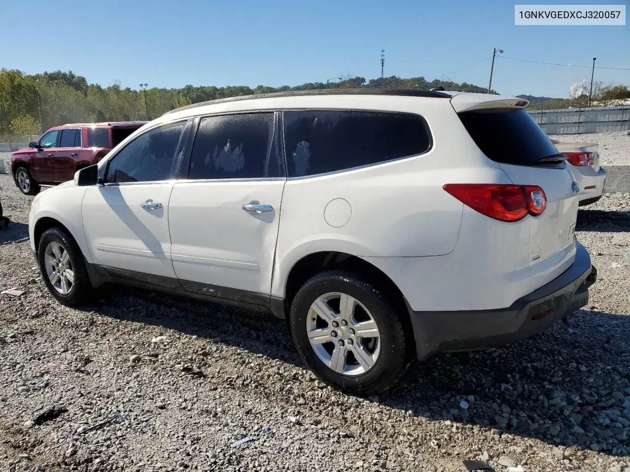 1GNKVGEDXCJ320057 2012 Chevrolet Traverse Lt