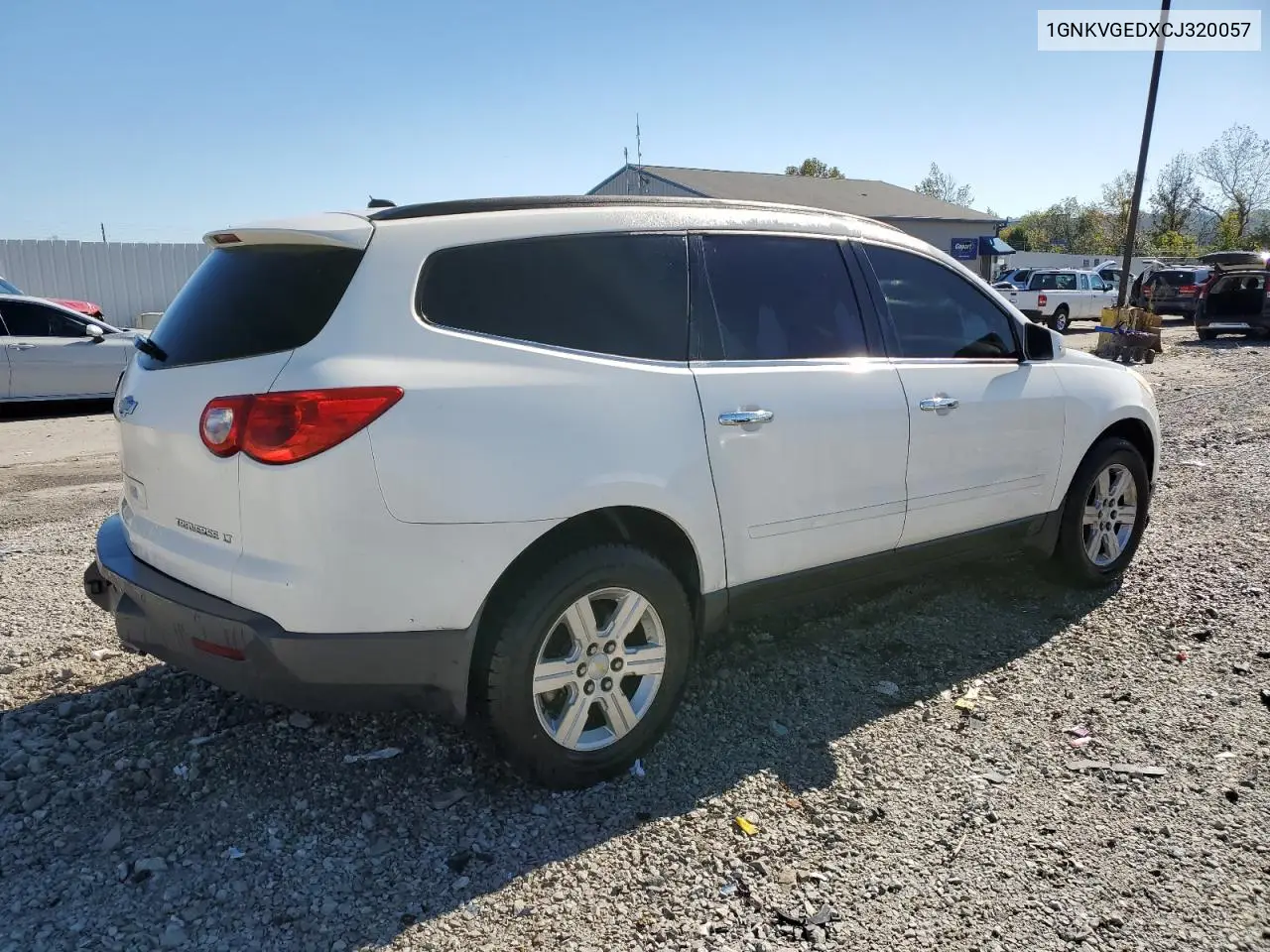 1GNKVGEDXCJ320057 2012 Chevrolet Traverse Lt