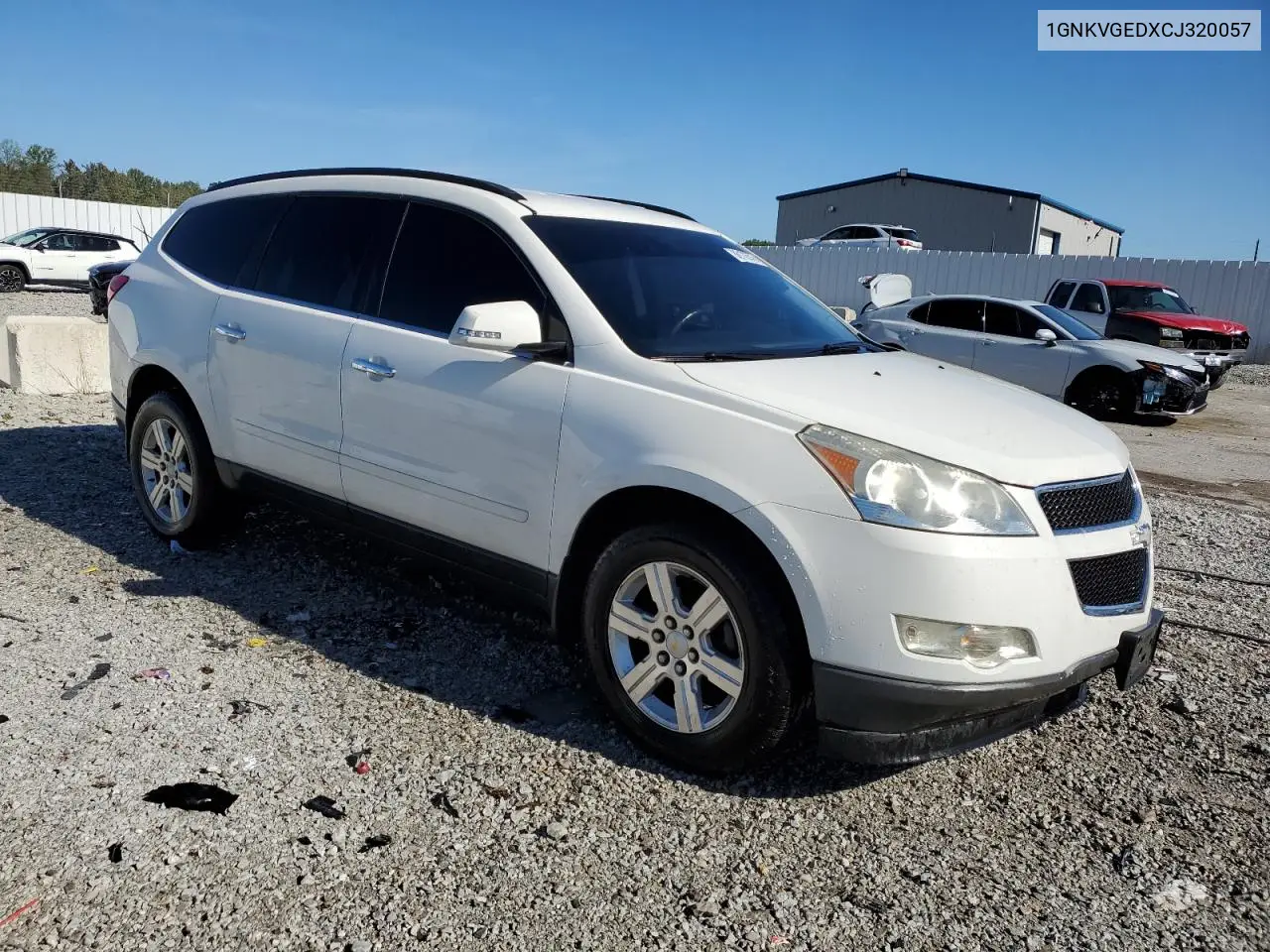 1GNKVGEDXCJ320057 2012 Chevrolet Traverse Lt