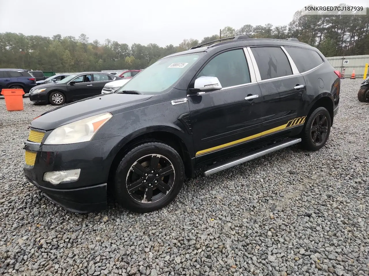 1GNKRGED7CJ187939 2012 Chevrolet Traverse Lt