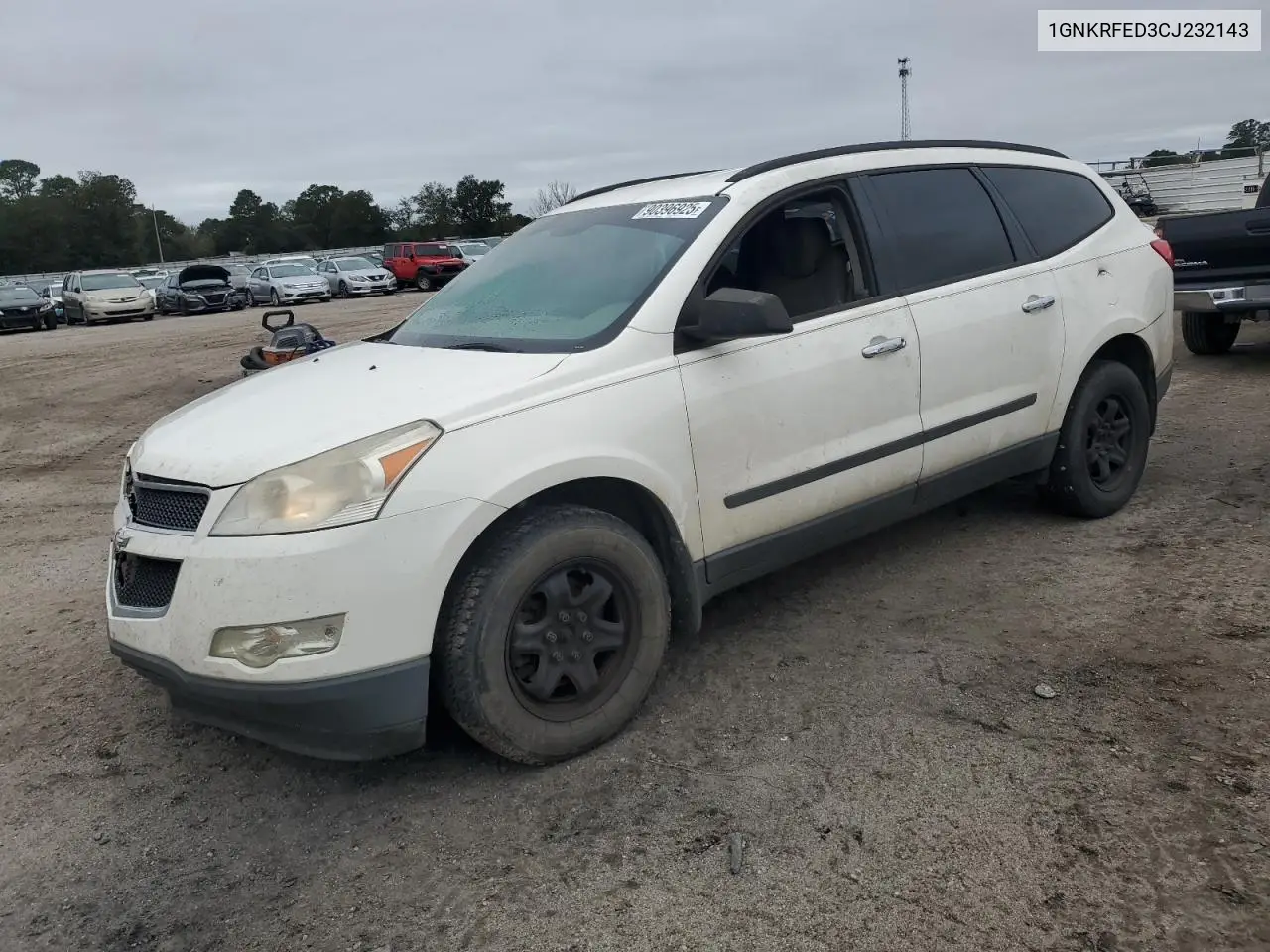 1GNKRFED3CJ232143 2012 Chevrolet Traverse Ls